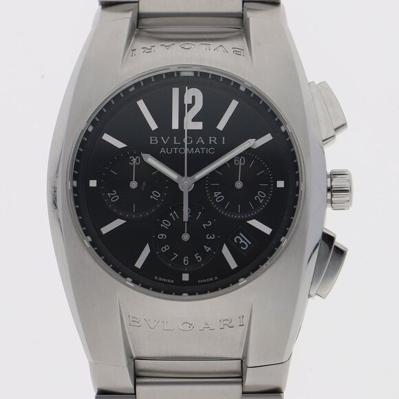WATCH BVLGARI EG40SCH Elgon black SS AT - Picture 1 of 9